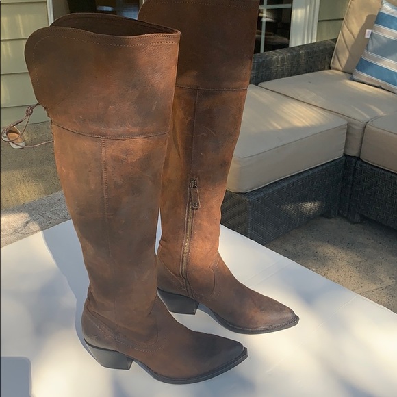 Frye Shoes - Frye OTK brown boots